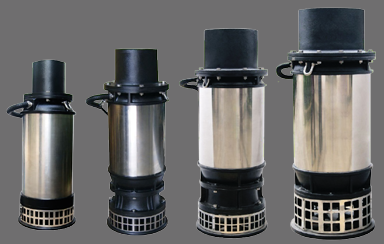 Group of four McKarlen BL Series submersible pumps